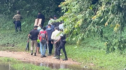The SIT team started exhumation at the spot no 6 in the presence of the witness-complainant on Thursday morning which is located in the forested area close to the Nethravathi river.