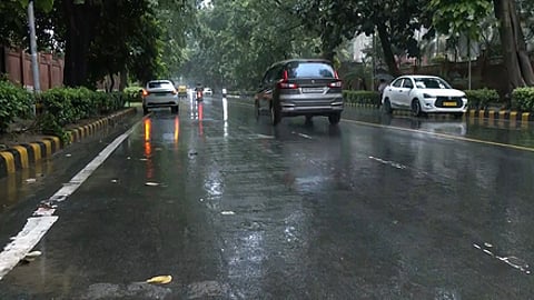 Pollution levels in the city dropped following a spell of rain on Friday.
