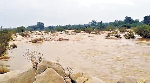 The place at Kanakunda canyon where the mishap took place.