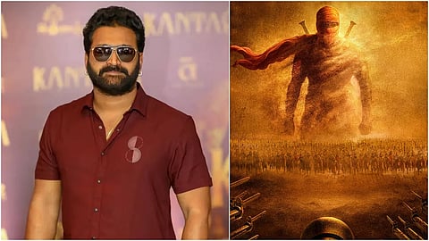 Rishab Shetty; Announcement poster of Sithara Entertainment's 36th film