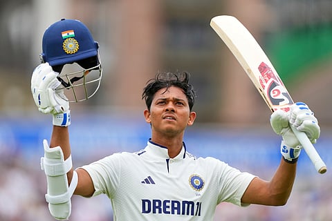 India's Yashasvi Jaiswal got his sixth Test century on Saturday