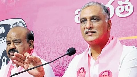 BRS leader T Harish Rao.