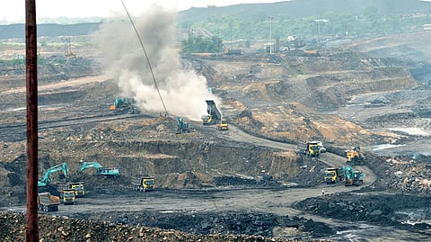 Coal mine.
