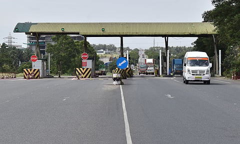 Toll plazas on the 27 km Neelambur Bypass Road in Coimbatore.