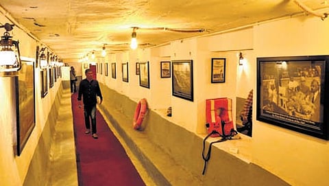 HSL bunker museum in Visakhapatnam.