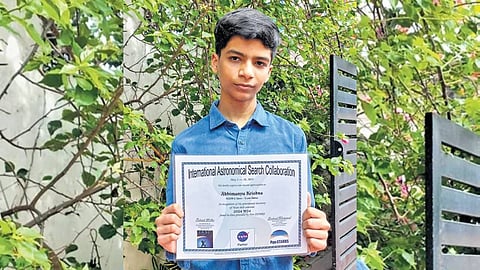 Abhimanyu Krishna, a tenth grader of Loyola School in Thiruvananthapuram.