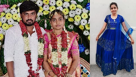 The deceased, Srividya, a postgraduate working at a private college in Vuyyuru town, had married Rambabu, a village surveyor from Kaluvapamula, just six months ago.