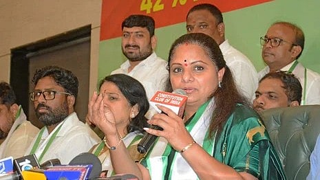 “I have all the evidence and will reveal it at an appropriate time,” BRS MLC K Kavitha said.