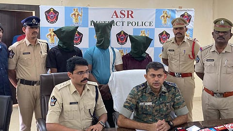 The accused were Santosh Kumar Mahapatra (28), Vikas Kora (25), and Swapnil Durai (19), all from Koraput district in Odisha.