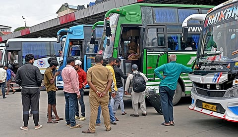 There were also women who wanted to travel from Bengaluru to Ballari and Hassan, but when they learnt that they would have to pay up Rs 600 and Rs 400 respectively, they chose to return home and return when KSRTC buses were available.