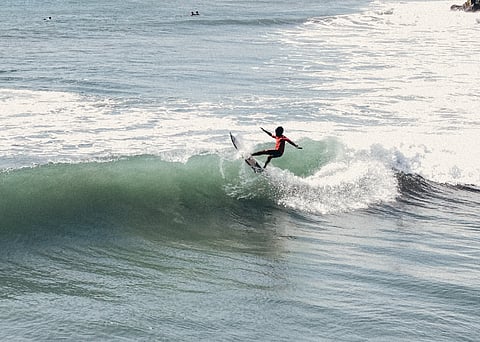 Harish P who is competing in the U18 category, endered round 3 on Wednesday