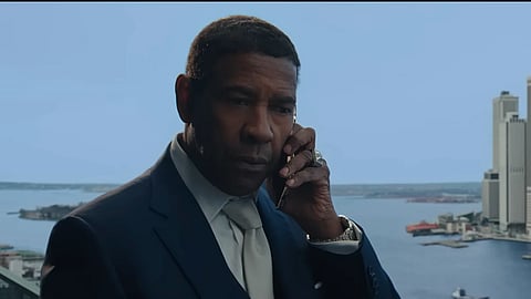 Denzel Washington in a still from the trailer for Highest 2 Lowest