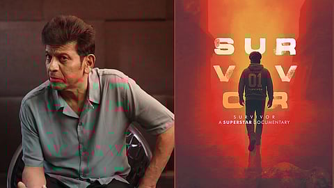 (L) Shivarajkumar; (R) Poster of Survivor