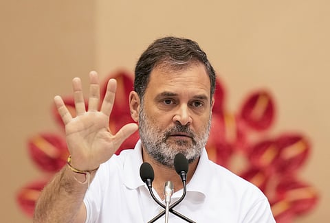 Leader of Opposition in Lok Sabha Rahul Gandhi.