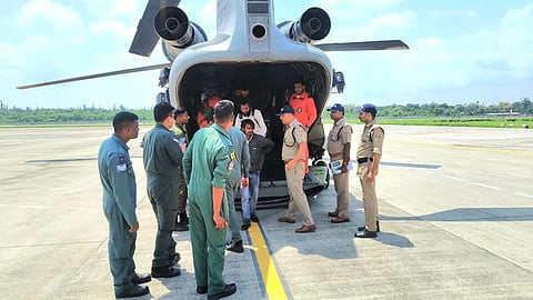 A massive team of 1,332 personnel from eight departments, including the Army's Rajputana Rifles, NDRF, and SDRF, is engaged in round-the-clock search and rescue operations.