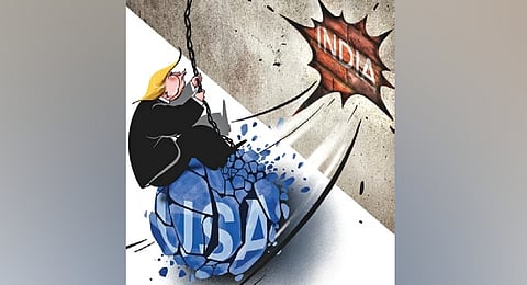 Trump’s terrible tariffs are a thunderbolt aimed at India’s economic heart.