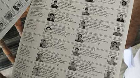 Image of voters' list used for representational purposes only.