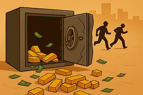 According to the police, the dacoity was reported on August 31.