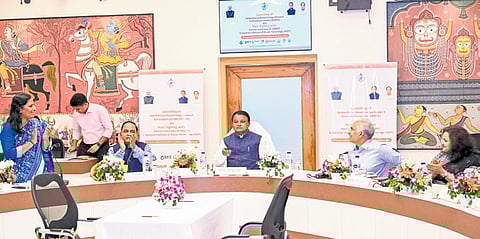 CM Mohan Charan Majhi launching the OMBRIC initiative on Tuesday