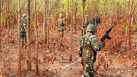 The bodies of two Naxalites were recovered from the spot