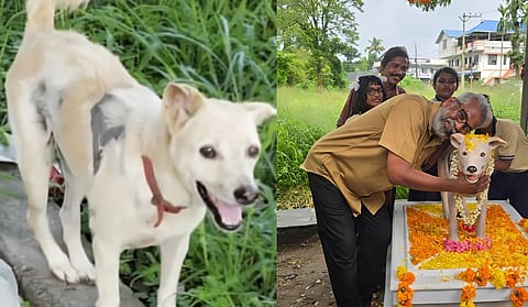 Eldho (L); Eldho's statue built in his loving memory