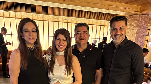 Bia Taneja, Diya & Jagdish Menda & Pancham Taneja