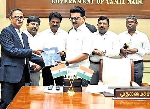 Stalin with representatives of TN -based exporters’ associations