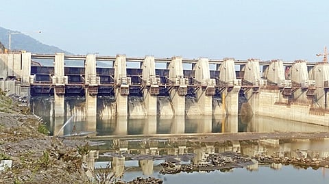 Upper cofferdam of the Polavaram Irrigation Project