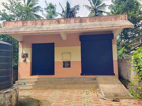 Ration shop constructed at Kuruvilaikadu village.