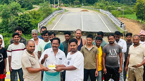 Villagers said they aimed to highlight the government's failure to provide a safe and reliable transportation route.