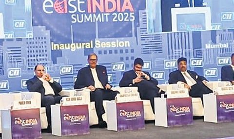Deputy chief minister KV Singh Deo at the CII East India Summit in Mumbai