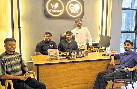 (From left) Rashid, Shuhail, Firshad, Sinan and Shuaib