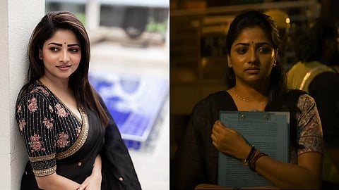 Rachita Ram (L), her character in Coolie