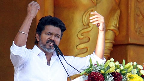 TVK president Vijay.