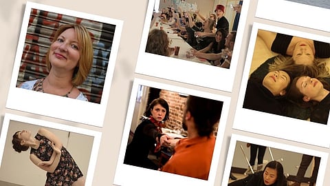 Erin B Mee, a montage of her productions