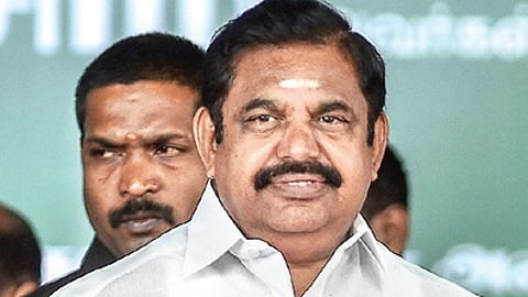 AIADMK general secretary Edappadi K Palaniswami.