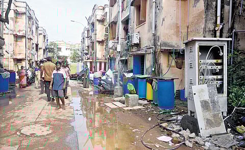 Kannagi Nagar where Varalakshmi was electrocuted
