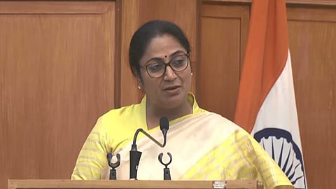 Delhi CM Rekha Gupta.