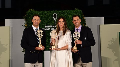 Hall of famers Mike Bryan, Maria Sharapova and Bob Bryan