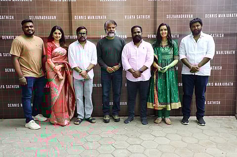 Selvaraghavan at the Pooja ceremony of the Dennis Manjunath directorial