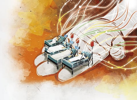 Although the relief cheques were distributed within a day, many individuals face difficulties in encashing them due to errors in the cheque details.