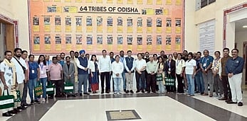 The delegation comprising government officials, intellectuals and public relations officers from Sri Lanka toured different campuses of KIIT and interacted with the students of KISS.