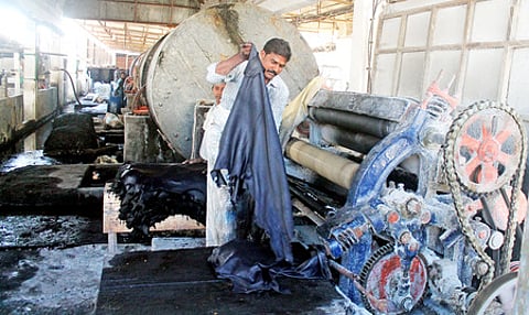 File Photo of a Leather Industry in Vellore, Tamil Nadu.