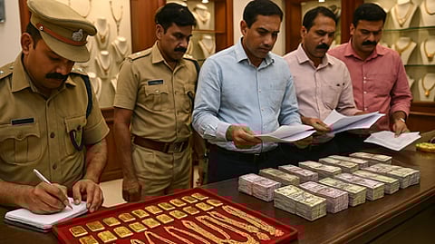 Thrissur jewellery raids unearth Rs 100 crore sales suppression, 36 kg of gold seized