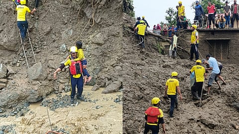 Heavy rainfall, cloudbursts, and landslides have wreaked havoc in Chamoli district. Relief and rescue work is going on on a war footing