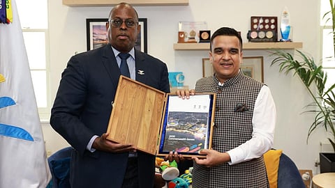 Gujarat sports minister Harsh Sanghavi submits formal bid to CS interim chief Donald Rukare in London on Friday