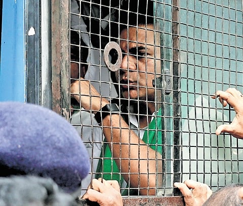 Legislators, including KT Rama Rao and Harish Rao, were briefly detained