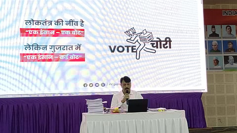 Gujarat Congress has accused the Bharatiya Janata Party (BJP) of widespread voter list manipulation in Navsari, the constituency of state BJP president and Union Minister C.R. Patil.