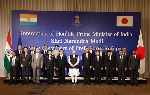 The Prime Minister urged Japanese governors and Indian state governments to forge stronger collaborations in manufacturing, mobility, next-generation infrastructure, innovation, start-ups and small businesses.