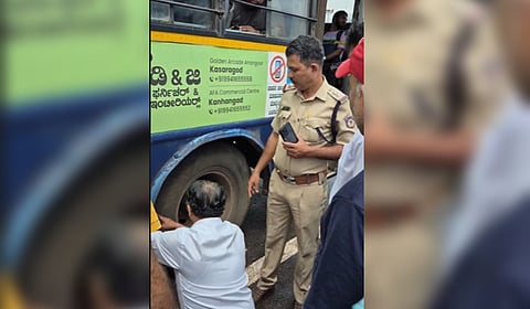According to Thalappady residents, the cause of the accident was the worn-out tyre of the bus involved.
